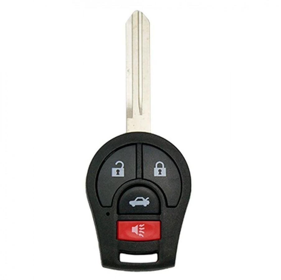 CASCARA LLAVE CONTROL DE PRESENCIA Nissan VERSA CUBE JUKE ROGUE SENTRA / 4 BOTONES / CWTWB1U751 / SIN LOGO