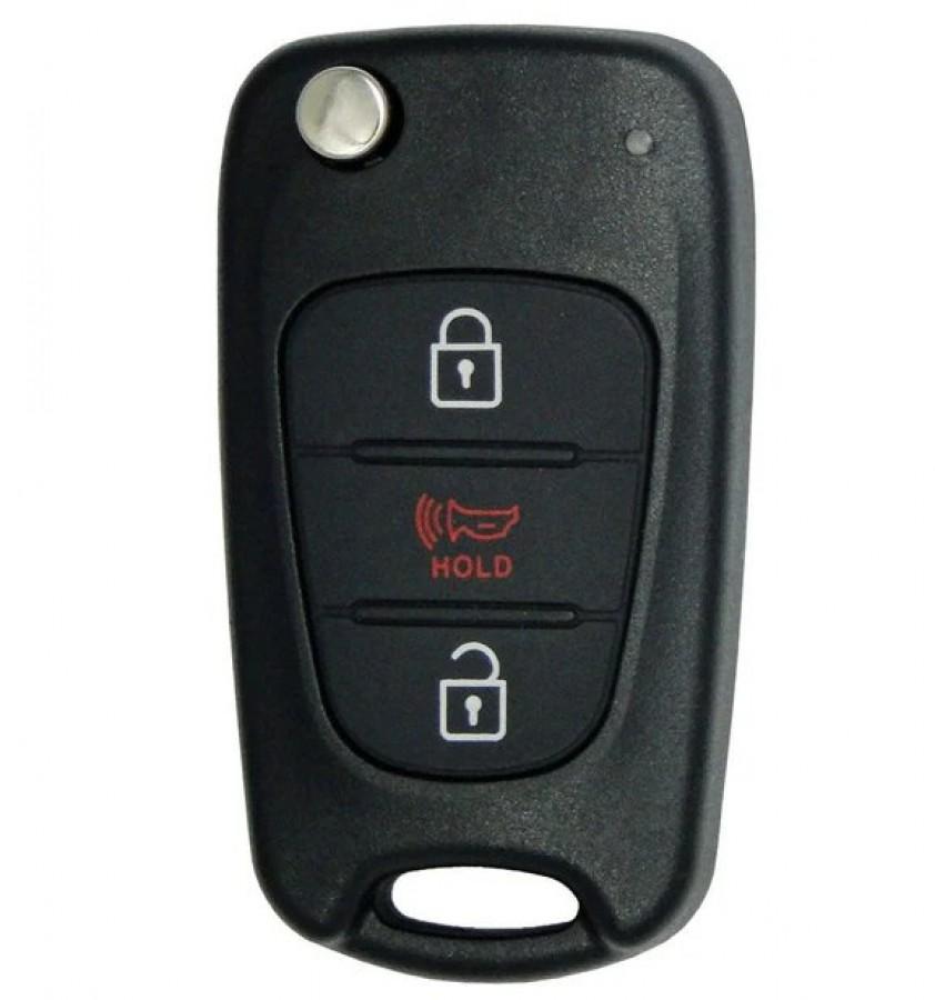 LLAVE CONTROL DE PRESENCIA 2010-2012 Kia Soul / 3 BOTONES / 315Mhz /Aftermarket 46 chip / 95430-2K250, NY0SEKSAM11ATX,95430-2K250, 954302K250 / SIN LOGO