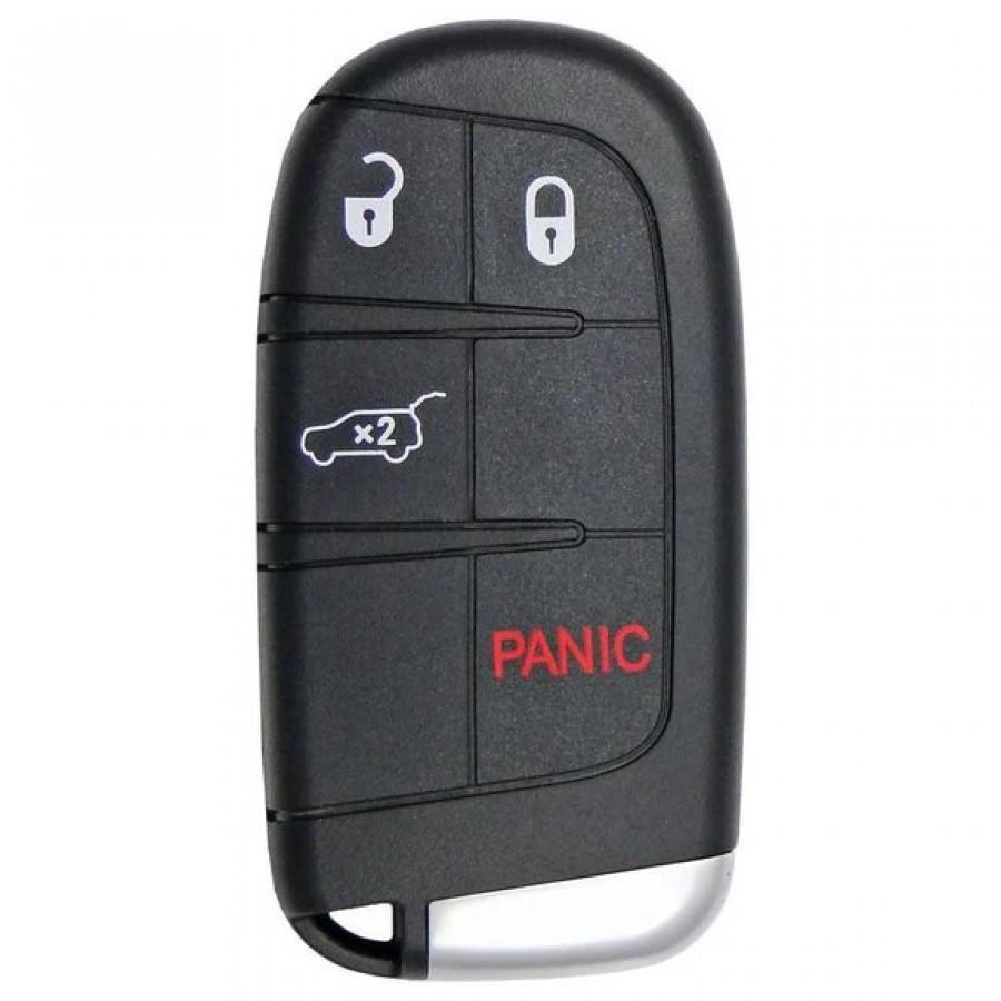 CASCARA LLAVE CONTROL DE PRESENCIA Jeep Renegade Compass 2015 2016 / 4 BOTONES / M3N-40821302, / SIN LOGO