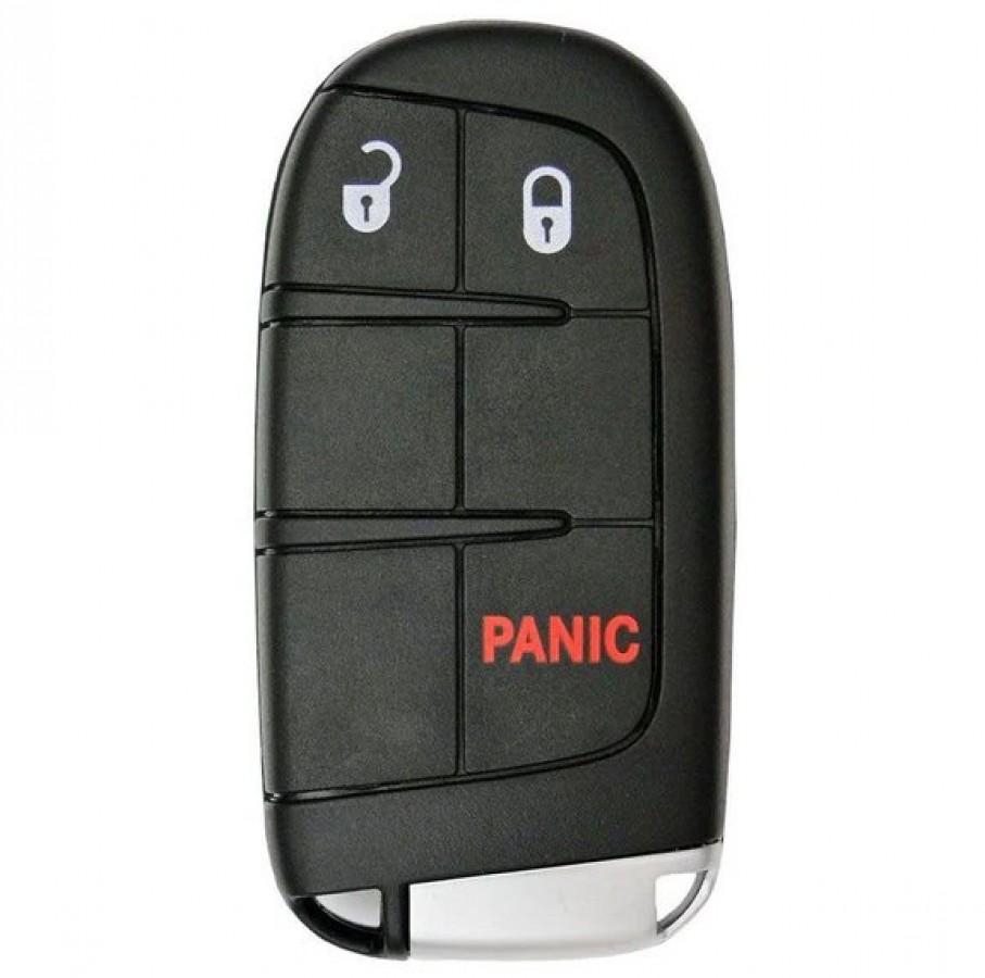 CASCARA LLAVE CONTROL DE PRESENCIA Chrysler Dodge Journey Jeep / 3 BOTONES / M3N-40821302, 68066351AE / SIN LOGO
