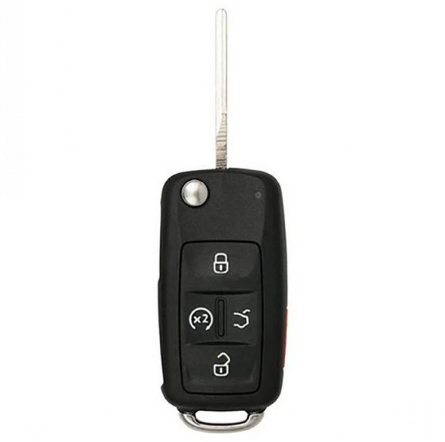 LLAVE CONTROL DE PRESENCIA 2017-2022 VW Passat / 5 BOTONES / 315 MHz /Megamos48 / 561837202J, NBGFS93N / SIN LOGO