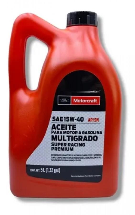 ACEITE MOTORCRAFT SAE 15W-40 NET 5 L API SN GASOLINA