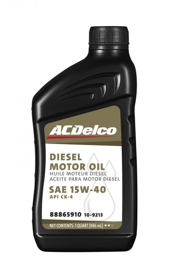 ACEITE ACDELCO SAE 15W-40 NET 946mL / DIESEL / 88865910 / 10-9213