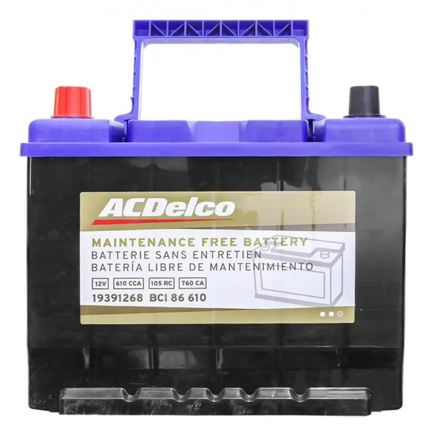 ACUMULADOR ACDELCO 86 12V 610CCA 19391268