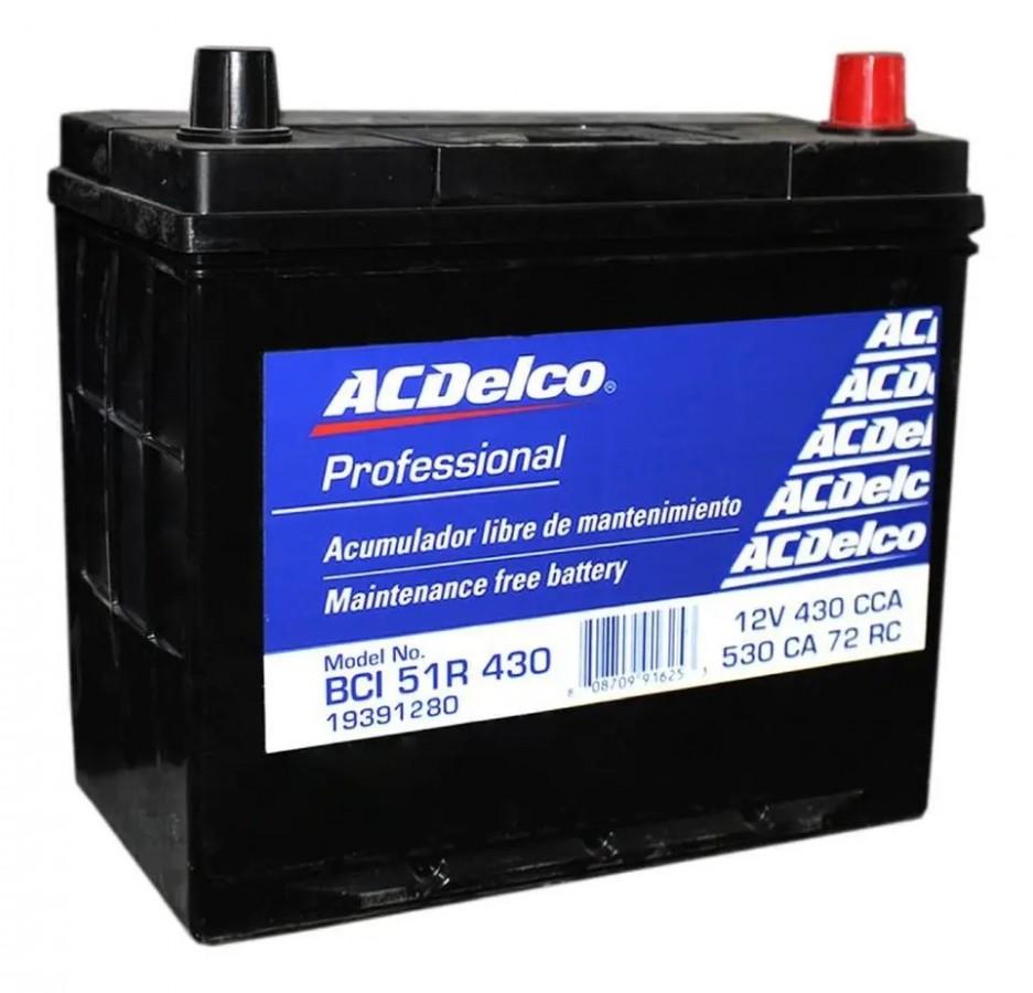 ACUMULADOR ACDELCO 51R 12V 430CCA 19391280