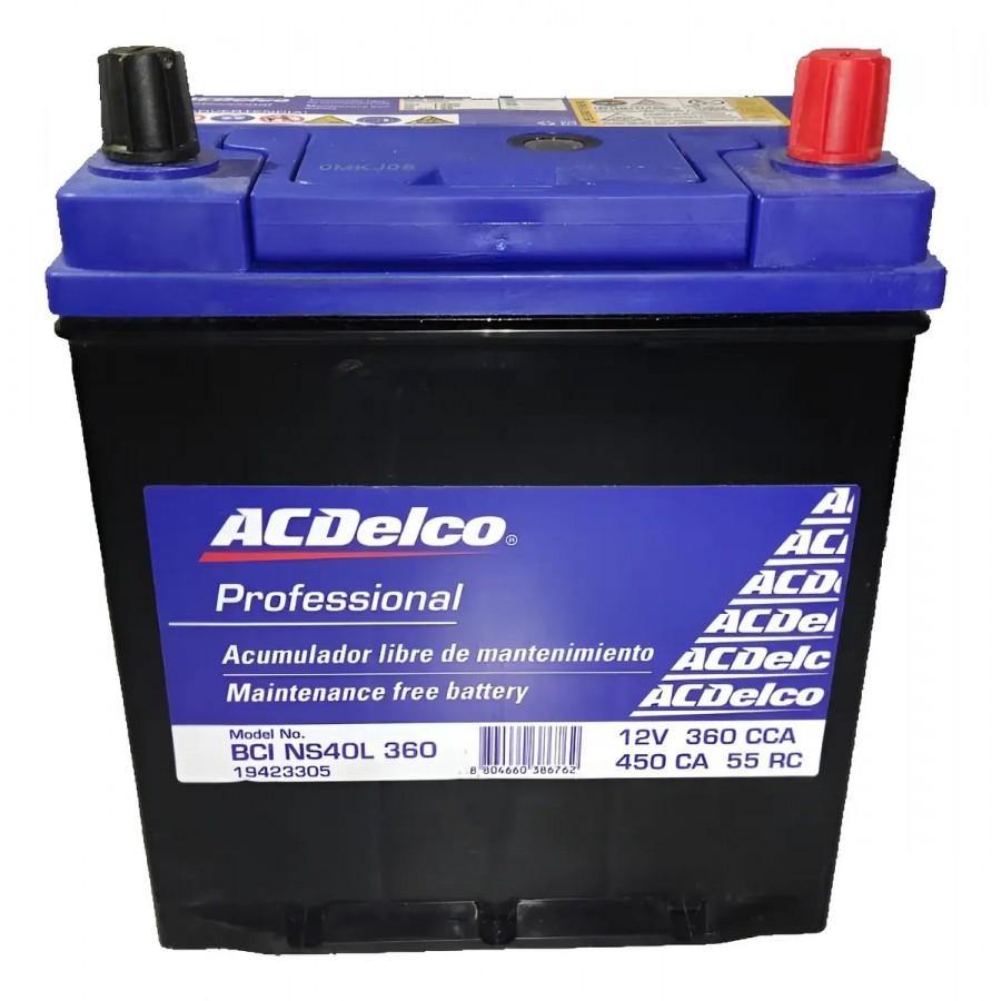 ACUMULADOR ACDELCO NS40L 360CCA 19423305