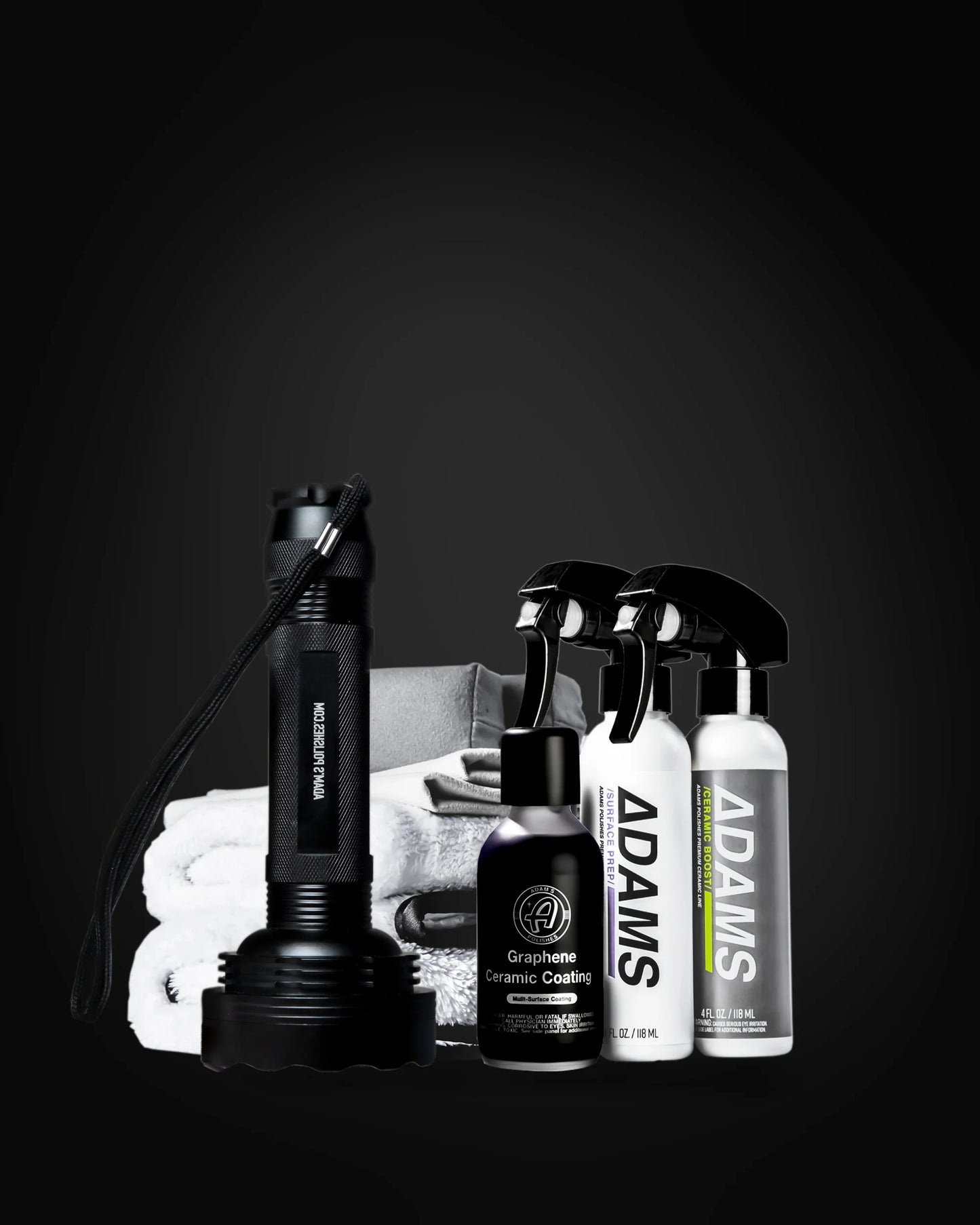 Adams Polishes Graphene Ceramic Coating Kit With Light