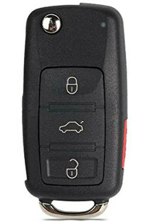 Cascara Llave Control Vw Cc Beetle 2014 / 4 Botones /Nbg010180T,5K0837202R, 5K0837202A, 5K0837202Ae / Sin Logo