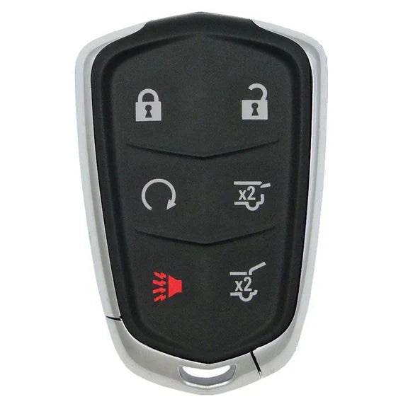 Cascara Llave Precencia Cadillac Escalade 2017-2020 / 13598512, 13580794, 13594029 / Hyq2Eb / 433Mhz / 6 Botones Cajuela Encendido / Id46 / Sin Logo