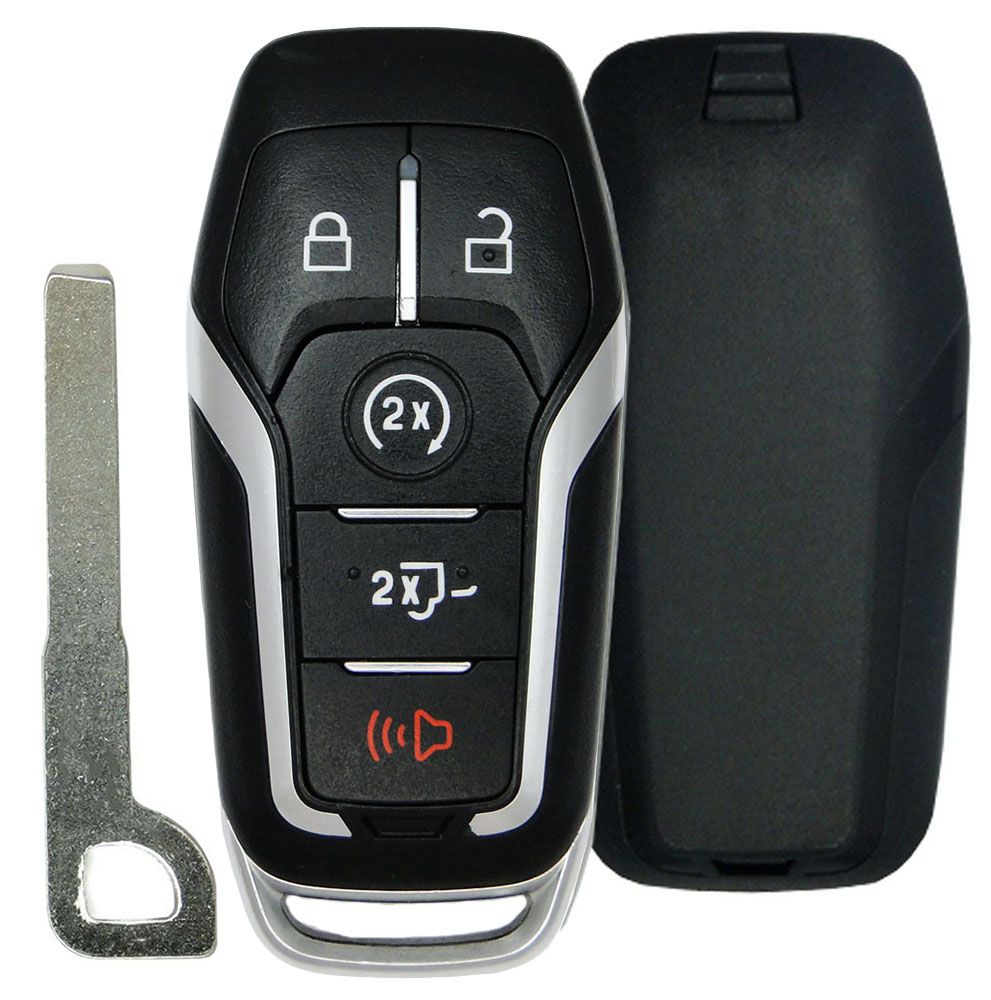 Llave Precencia Ford F-250 2015-2017 / 164-R8117, 5926054 / M3Na2C31243300, M3N-A2C31243300 / 902Mhz / 5 Botones Encendido Ca0 / Id49 Chip Ncf2951F / Sin Logo