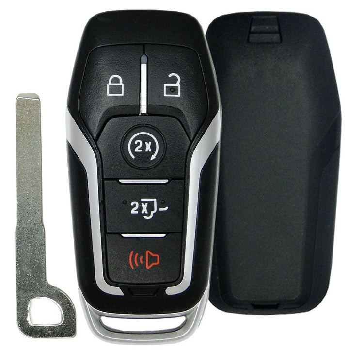 Llave Precencia Ford F-250 2015-2017 / 164-R8117, 5926054 / M3Na2C31243300, M3N-A2C31243300 / 902Mhz / 5 Botones Encendido Ca0 / Id49 Chip Ncf2951F / Sin Logo