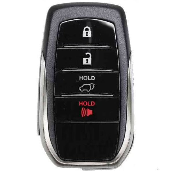Llave Control de Presencia 2018-2019 Toyota Land Cruiser / 4 Botones / 314Mhz/Hyq14Fba,89904-60M80 / Sin Logo
