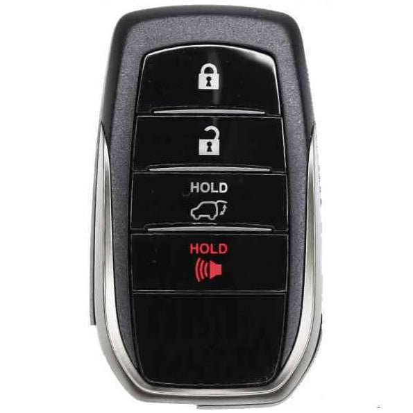 Llave Control de Presencia 2018-2019 Toyota Land Cruiser / 4 Botones / 314Mhz/Hyq14Fba,89904-60M80 / Sin Logo