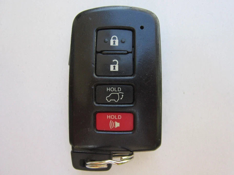 Llave Control de Presencia Toyota Highlander 2014-2020 / 4 Botones / 312/314Mhz/Hyq14Fba,89904-0E120 / Sin Logo
