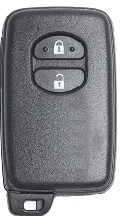 Llave Control de Presencia 2009-2015 Toyota Prius Aqua Corolla Axio / 2 Botones / 314.3Mhz/89904-47170 / Sin Logo