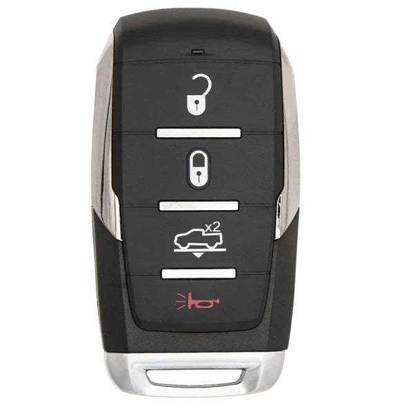 Llave Control Oht-4882056 4-Botones 433Mhz Para 2019-2021 Dodge Ram 2500 3500 4500 5500 68291688Ad