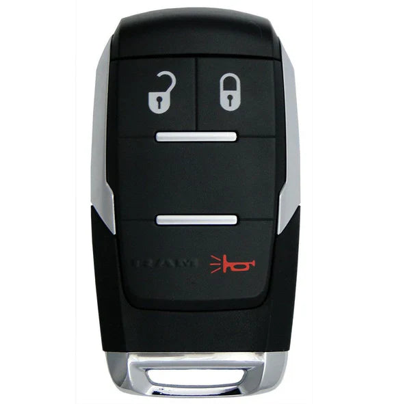 Llave Presecia | Dodge Ram 2019 - 2021 | 3-Botones | Fcc Id:Gq4-76T | Frecuencia 434Mhz | 4A Chip | Sin Logo Pn: 68365299Ab