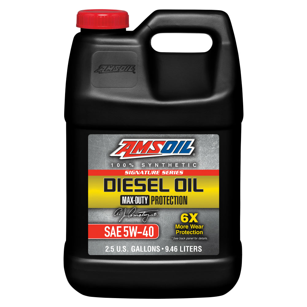Aceite para Motor Amsoil Signature Series SAE 5W-40 100% Sintetico Max-Duty Diesel Oil Net. 3.785L DEO1G