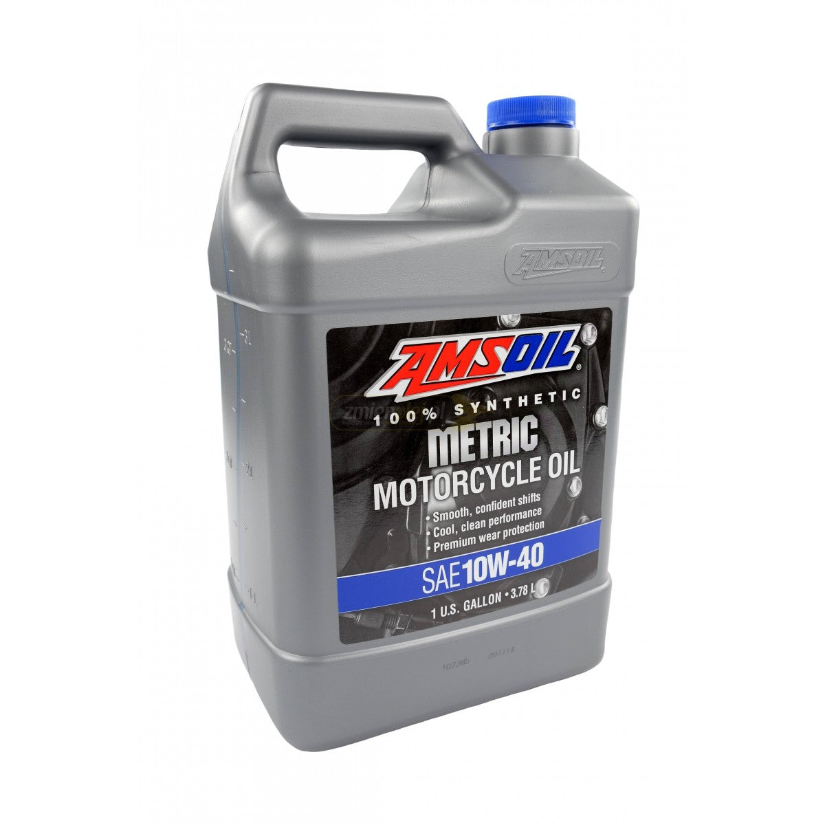 Aceite para Motor Amsoil Metric Motorcycle Oil SAE 10W-40 100% Sintetico Net 3.785L MCF1G