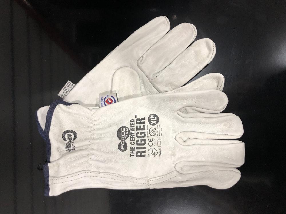 GUANTE CAPORAL PIEL BLANCO NATURAL PAR TALLA EXTRA GRANDE