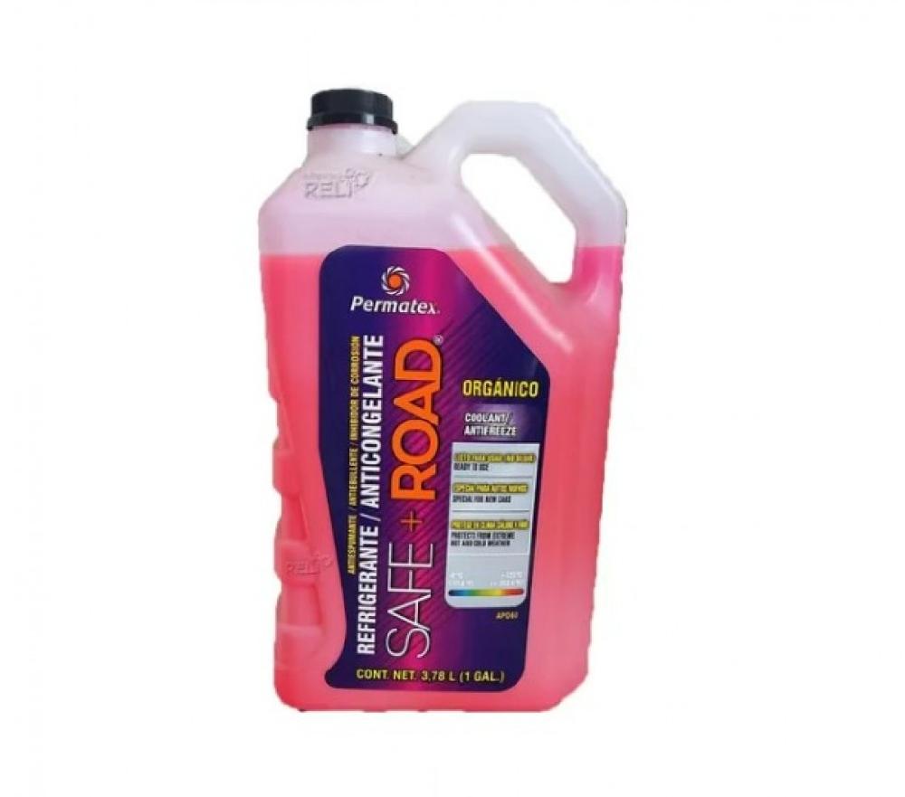 PERMATEX ANTICONGELANTE SAFE+ROAD ROSA NET 3.7L