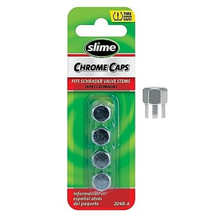 SLIME TAPAS PARA VALVULAS CROMADAS 4PZ   (sf)