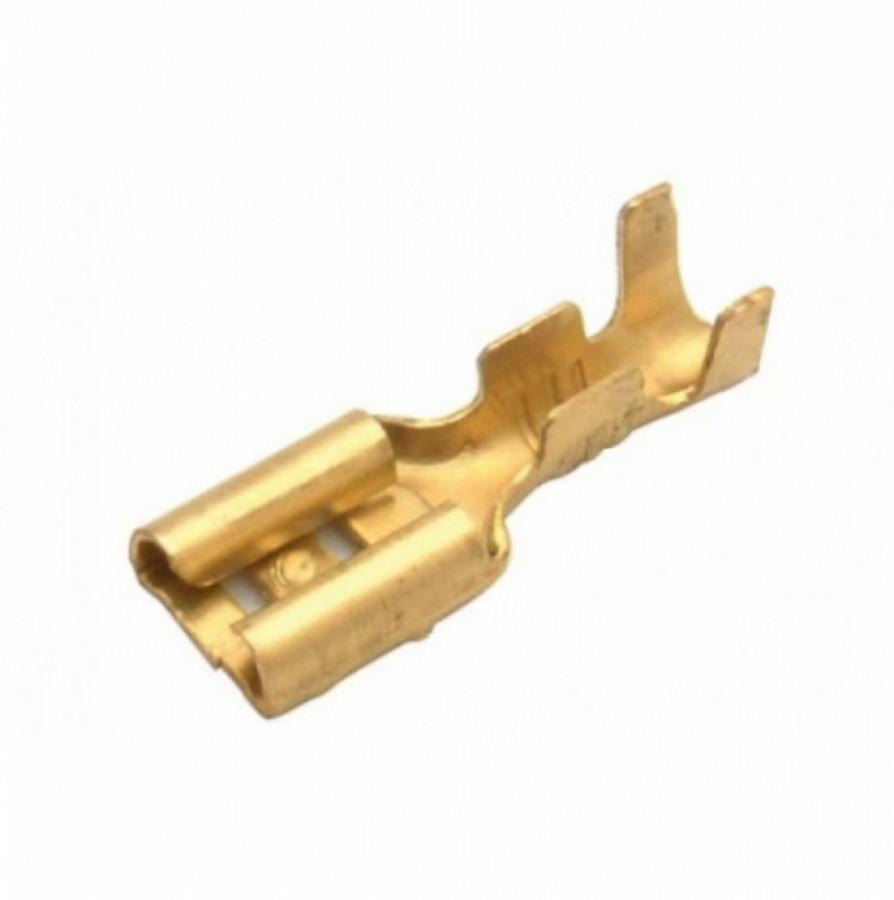 TERMINAL BRONCE ENCHUFE HEMBRA MINI