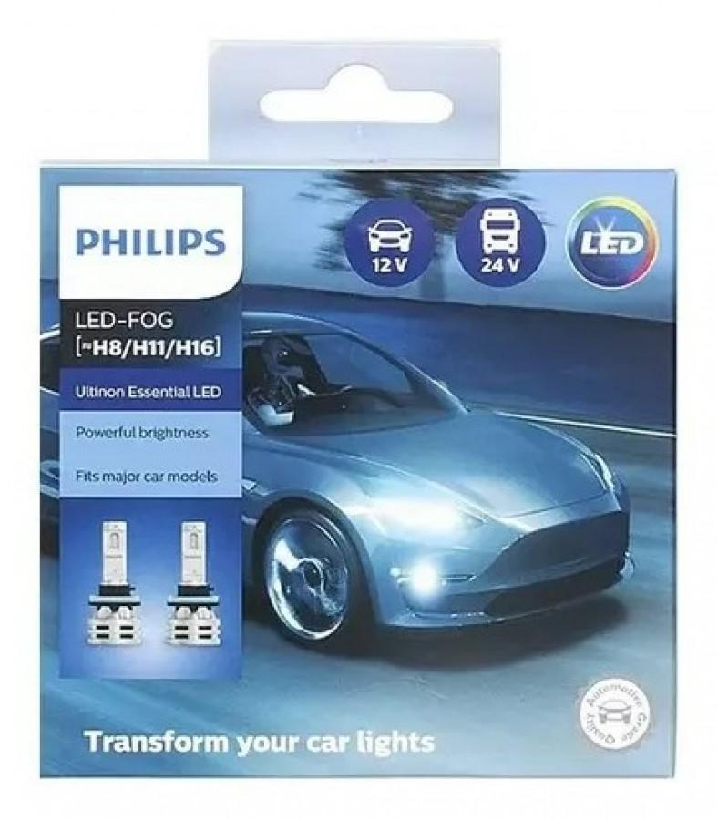 FOCO PHILIPS LED H8 H11 H16 6000K 12-24V PAR