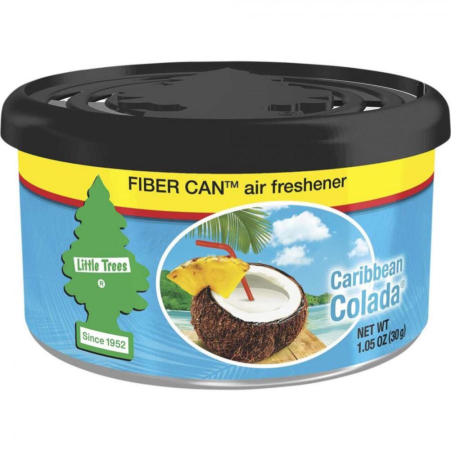 AROMATIZANTE LITTLE TREES FIBER CAN  CARIBBEAN COLADA NET 30g