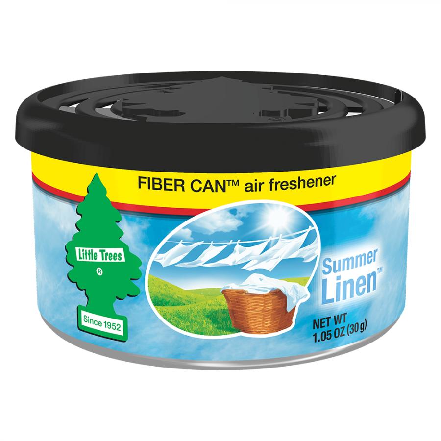 AROMATIZANTE LITTLE TREES FIBER CAN SUMMER LINEN NET 30g