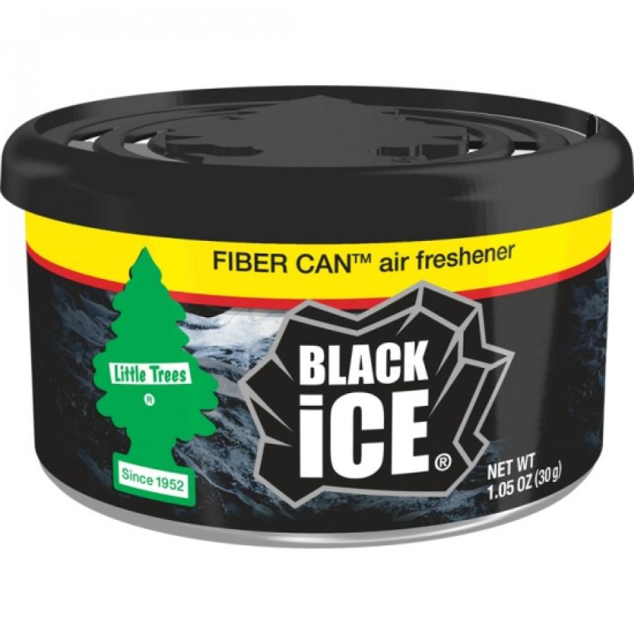 AROMATIZANTE LITTLE TREES FIBER CAN BLACK ICE NET 30g
