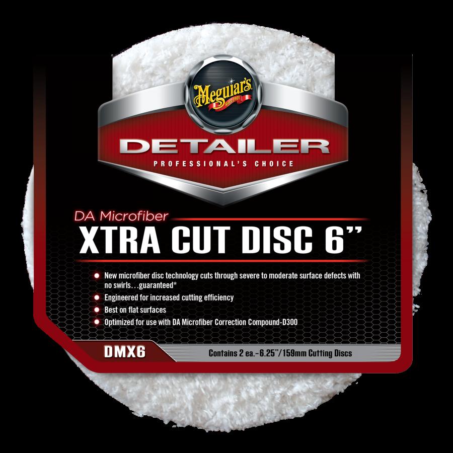 MEGUIARS DMX6 DA MICROFIBER XTRA CUT DISC 6" 2 PZS