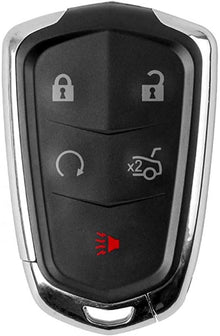 CASCARA LLAVE PRESENCIA / CADILLAC / HYQ2AB, HYQ2AB / 5 BOTONES / NO LOGO