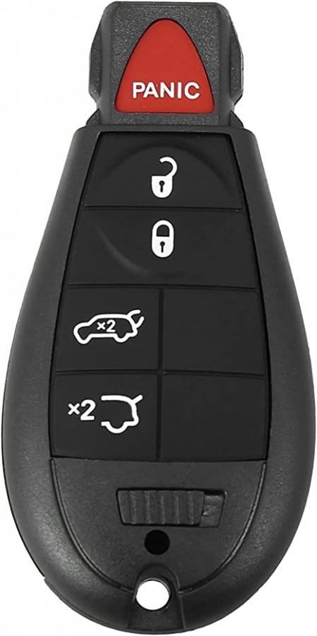 LLAVE FOBIK CONTROL REMOTO / Chrysler Dodge Jeep Grand Cherokee 2008-2012  / IYZ-C01C , 68066875AA, M3N5W783X / FRECUENCIA 434 MHz / CHIP 46 chip(PCF7941) / NO LOGO