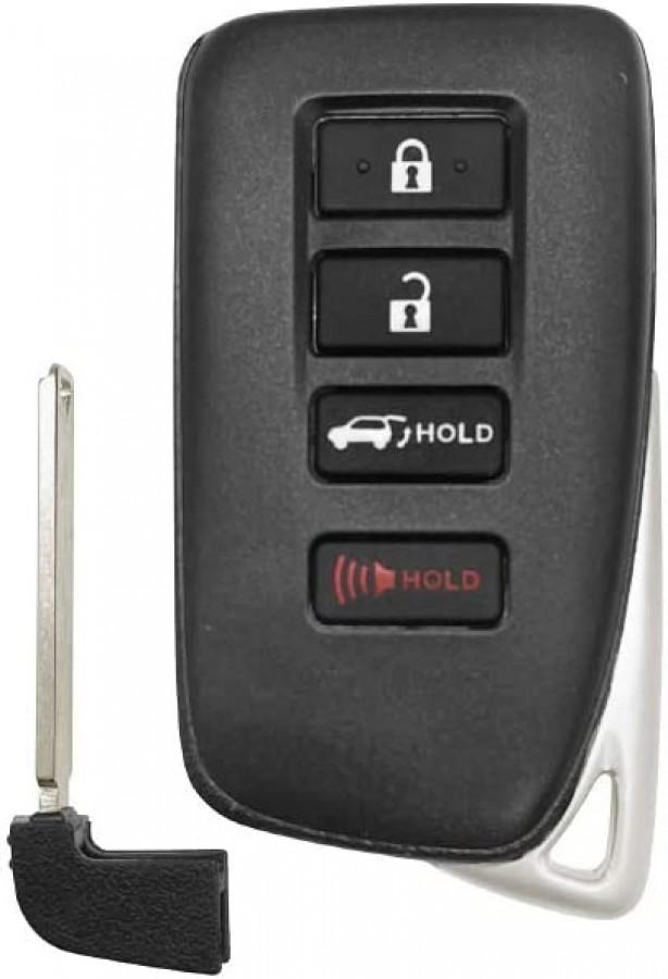 LLAVE CONTROL REMOTO PRESENCIA / LEXUX NX LX / FCC 89904-78470 / 89904-78470 / FRECUENCIA 315MHz / Board AG BOARD 2110 / NO LOGO  (sf)