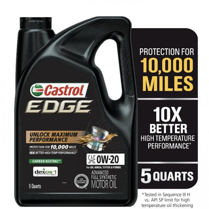 ACEITE Castrol Edge 0w-20 4.73L   (sf)