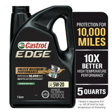 ACEITE Castrol Edge SAE 5w-20 4.73L   (sf)