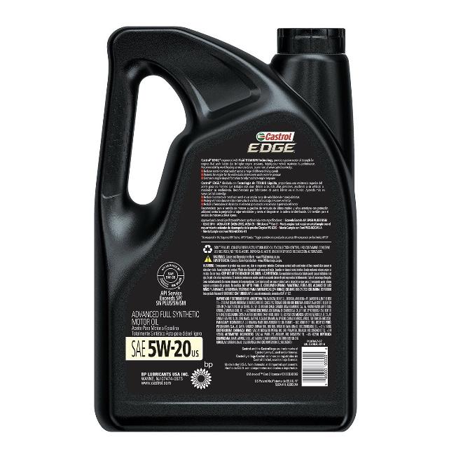 ACEITE Castrol Edge SAE 5w-20 4.73L   (sf)