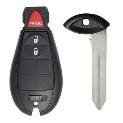 LLAVE FOBIK | DODGE RAM JEEP CHEROKEE 2013 - 2018 | 3-BOTONES | FRECUENCIA 434Mhz | FCC ID: GQ4-53T | 56046953AE | SIN LOGO