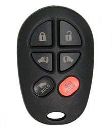 CONTROL REMOTO | TOYOTA SIENNA 2005 - 2009 | 6 BOTONES | GQ43VT20T | FRECUENCIA 315Mhz | SIN LOGO