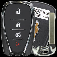 LLAVE PRESENCIA CONTROL REMOTO | 2016 - 2021 Chevrolet Camaro Malibu Cruze | 4 BOTONES |  HYQ4EA