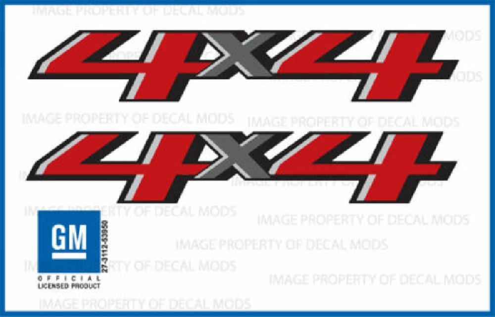 STICKERS PARA CHEVROLET 4X4 2018 SILVERADO/SIERRA FG4Y0