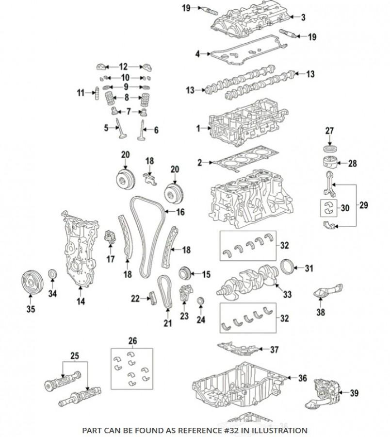 COJINETE DE CIGUEÑAL GM 12668646