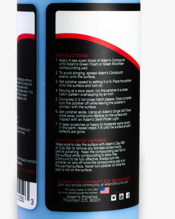 ADAMS POLISHES Compound NET 12oz/355ml
