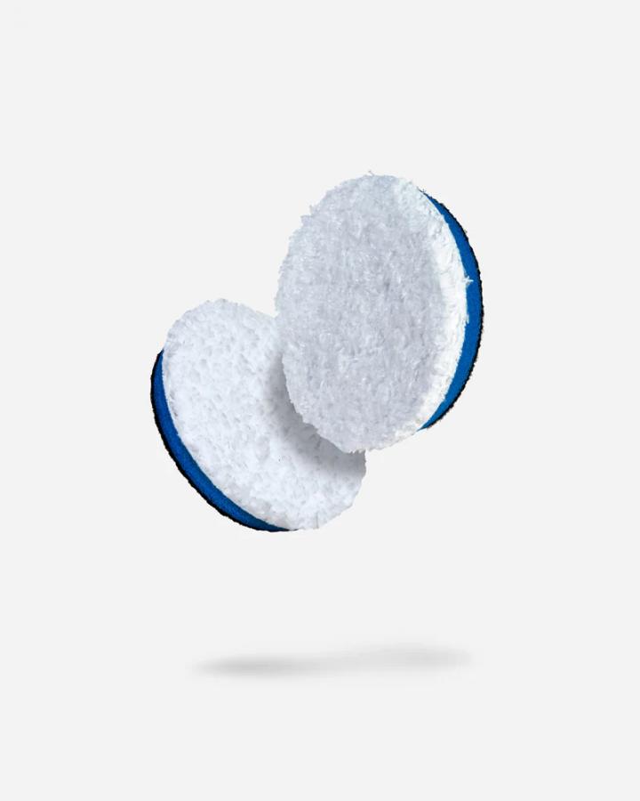 ADAMS POLISHES BLUE MICROFIBER CUTTING PAD 4'' 2 PACK
