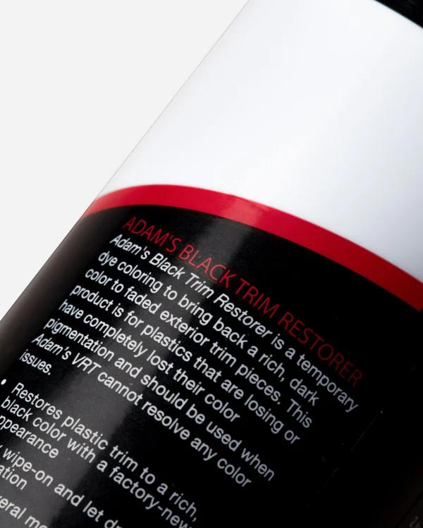 ADAMS POLISHES Black Trim Restorer NET 4oz/118.29ml