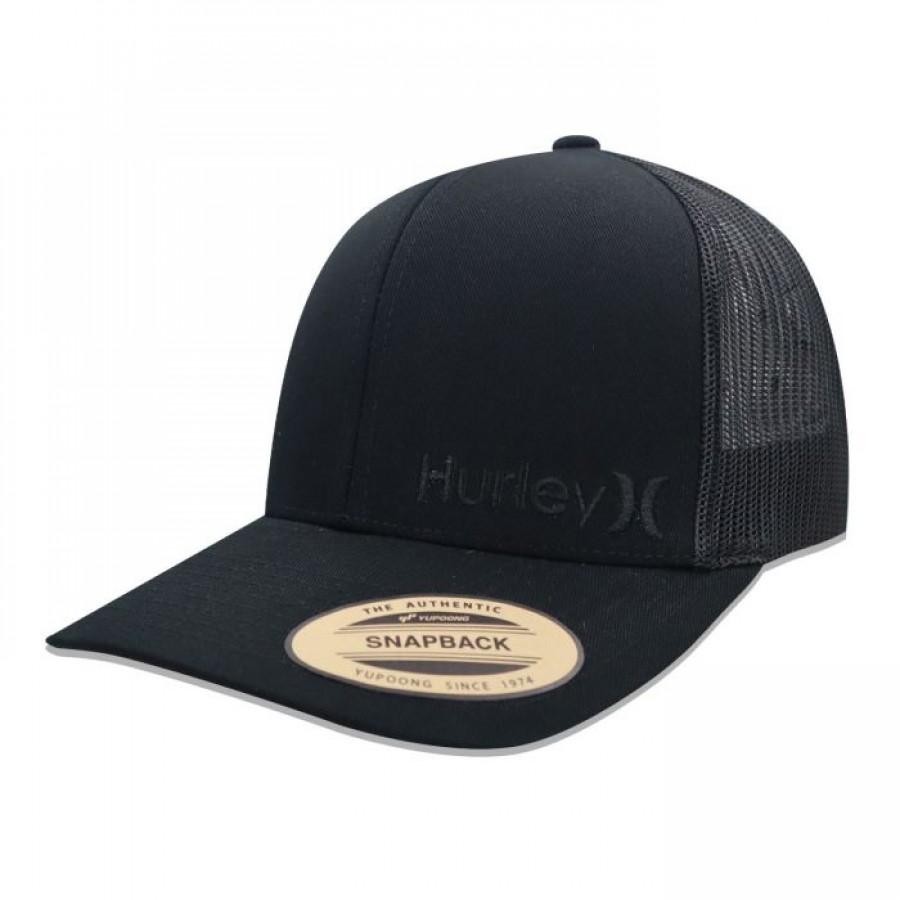GORRA HURLEY CORP STAPLE TRUCKER NEGRO UNITALLA