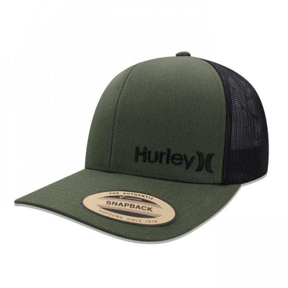 GORRA HURLEY CORP STAPLE TRUCKER OLIVO UNITALLA