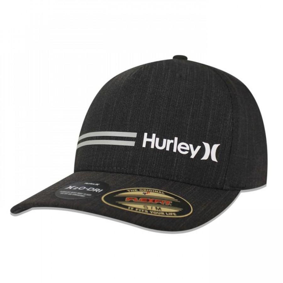 GORRA HURLEY HIHM0063 H20 DRI LINE UP NEGRO TALLA S/M