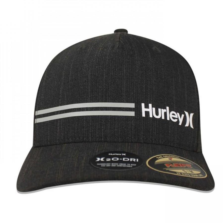 GORRA HURLEY HIHM0063 H20 DRI LINE UP NEGRO TALLA S/M